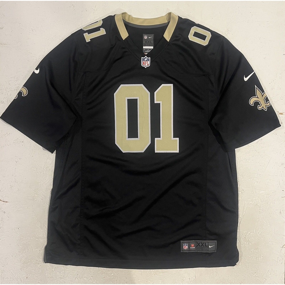 Nike On Field New Orleans Saints Home Jersey Douglas 01‎ Black Size XXL